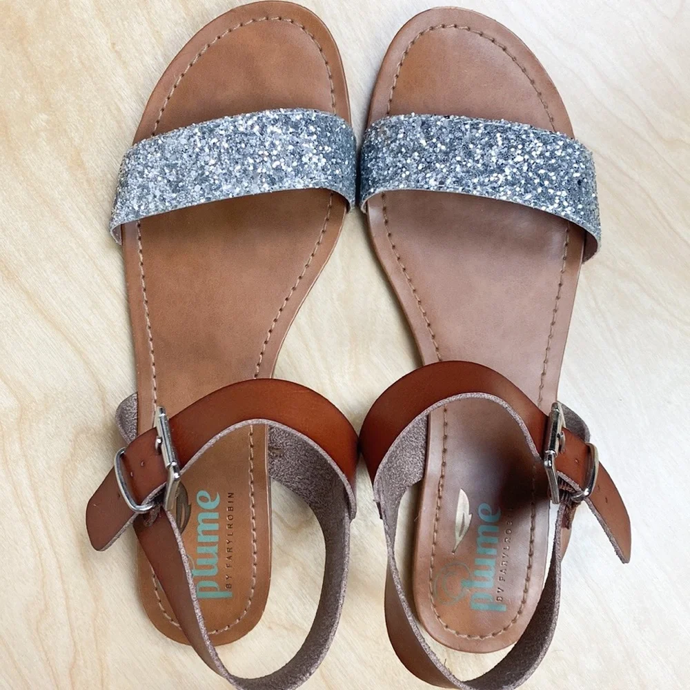 PLUME Glitter Sandals - Picture 6 of 7